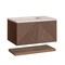 James Martin Vanities Marcello 36in Single Vanity, Chestnut w/ 3 CM Eternal Marfil Top D200-V36-CSN-3EMR - alternate 4